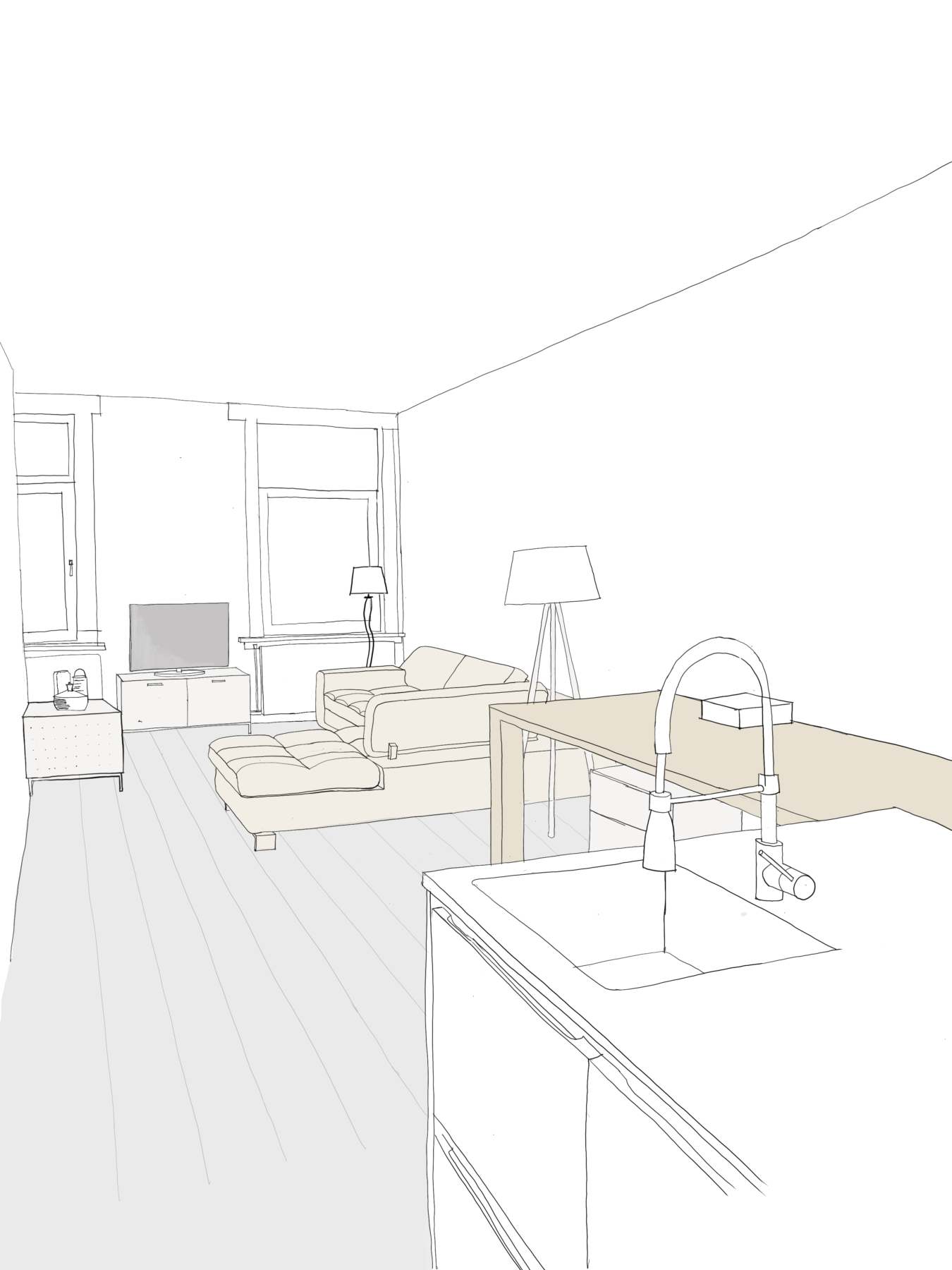 Lire la suite à propos de l’article Un salon plus petit mais toujours cosy